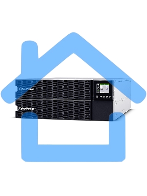 Источник бесперебойного питания CyberPower OL10KERTHD Online 10000VA/10000W USB/RS-232/Dry/EPO/SNMPslot/BM/ENV/RJ11/45/ВБМ (6 IEC С13, 1 IEC C19, terminal)