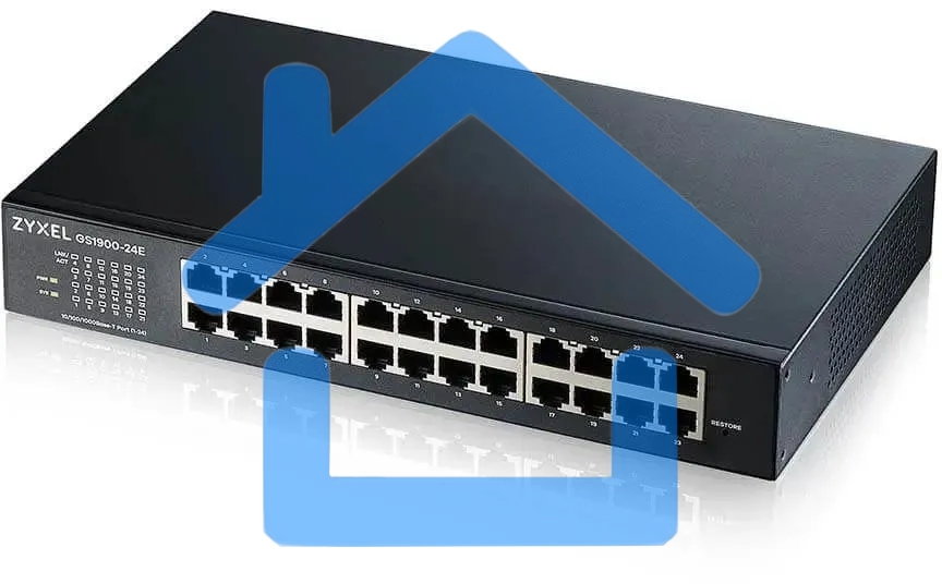 Коммутатор Zyxel GS1900-24E-EU0103F 24G управляемый