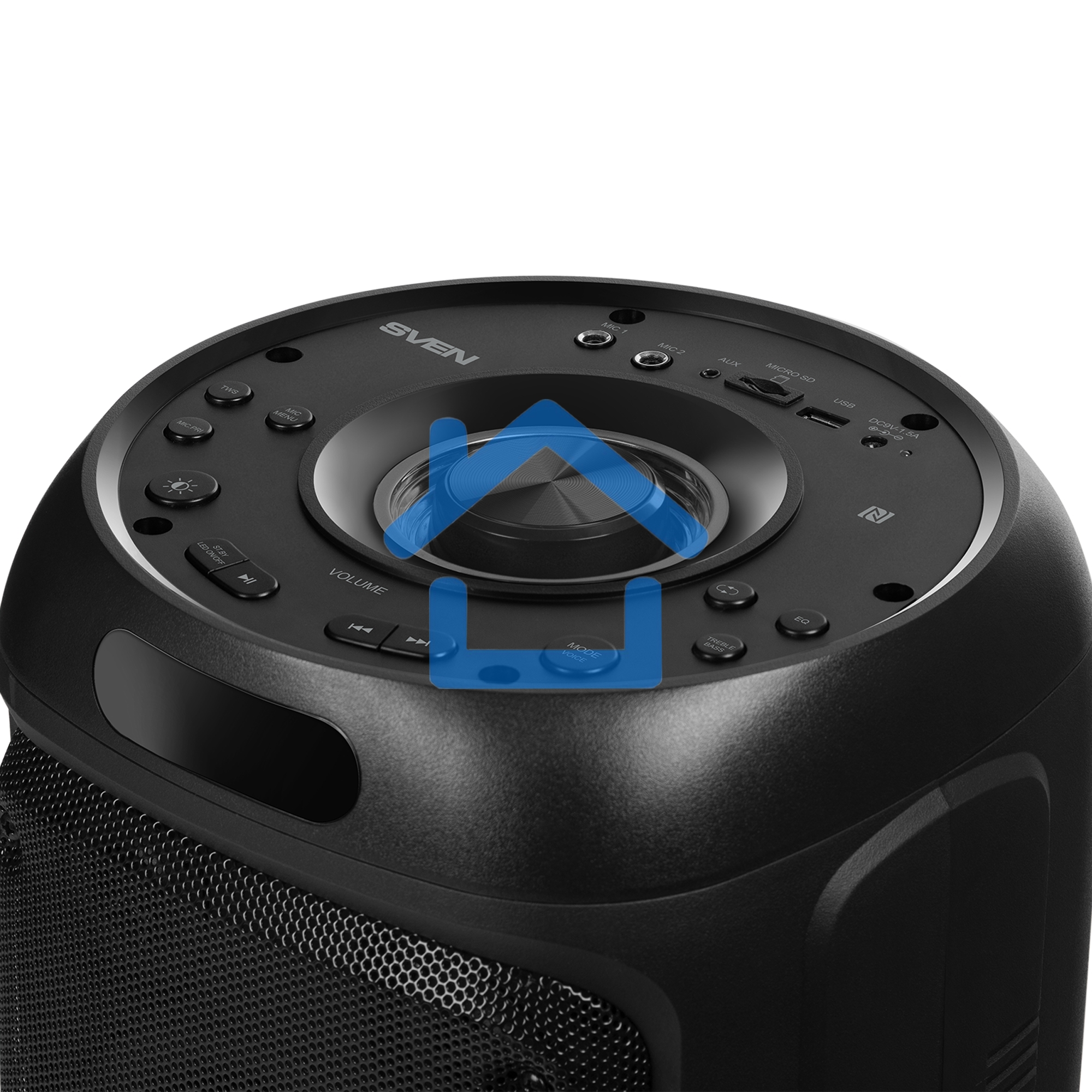 Мобильные колонки Sven PS-770 2.0 черный 2x50W Bluetooth