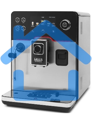 Кофемашина автоматическая Gaggia RI9782/01 NEW ACCADEMIA INOX серебристый/черный, молотый/зерновой, 1.6 л, 1400 Вт, 15 Бар