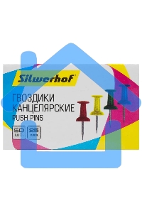 Гвоздики Silwerhof 502017 ассорти (упаковка: 50шт) картонная коробка