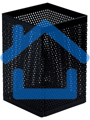 Подставка Deli E908 для письменных принадлежностей, черный, металл, сетка