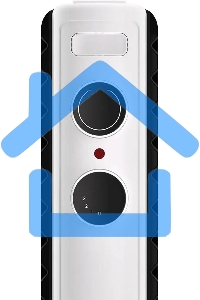 Обогреватель масляный Royal Clima Laggio Nero ROR-LN7-1500M, с терморегулятором, 1500Вт, 6 секций, 3 режима, белый/серый