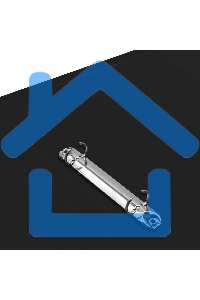 Папка на 2-х кольцах Silwerhof Eco A4, пластик, 0.5мм, черный