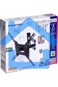 Кронштейн для телевизора Kromax DIX-24 черный 15