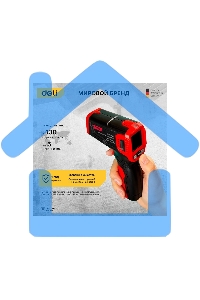 Инфракрасный пирометр (термометр) с цветным экраном Deli DL333550