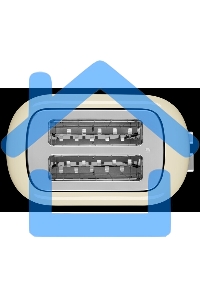 Тостер KitchenAid 5KMT2109EAC, кремовый, на 2 тоста