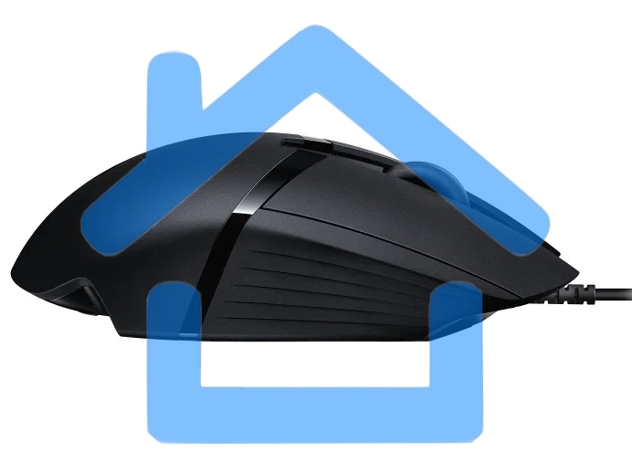 Мышь проводная Logitech G402 Hyperion Fury черный, 4000 dpi, USB, кнопки - 8