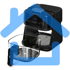 Аэрогриль BQ GR2005 черный, 1400 Вт, 3 л