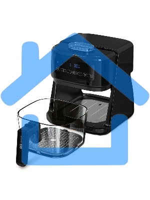 Аэрогриль BQ GR2005 черный, 1400 Вт, 3 л