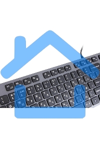 Клавиатура A4Tech KV-300H серый/черный USB slim