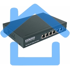 Коммутатор неуправляемый PoE 6 портов 10/100 Мб/с 1хPoE до 30В Коммутатор неуправляемый PoE 6 портов 10/100 Мб/с 1хPoE до 30В