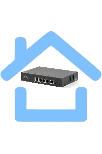 Коммутатор SKAT PoE-4E-1G-1S PoE Plus 60Вт порты: 4-Ethernet 1-Uplink 1-SFP