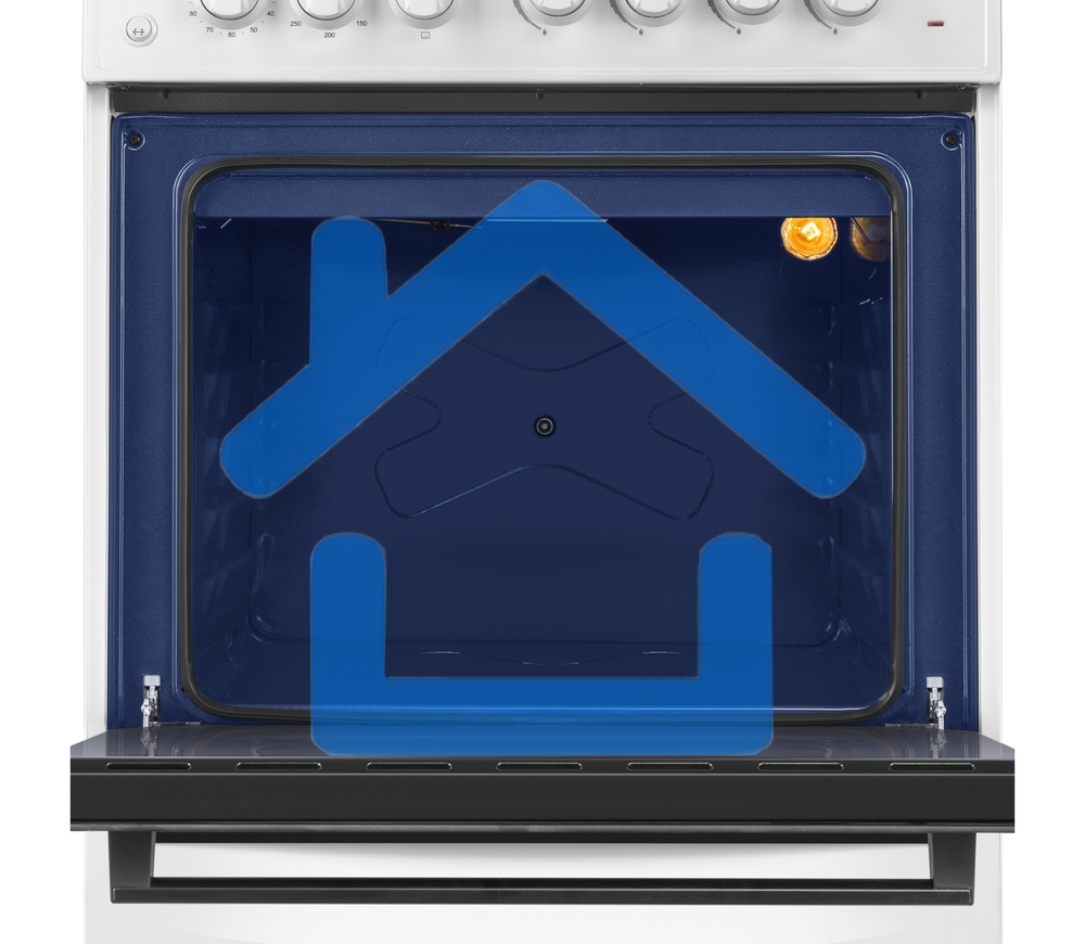 Плита комбинированная Maunfeld MGC60ECW04 белый, газовых конфорок 4 шт, духовка электрическая 65 л, 60 см x 88 см x 65 см