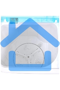 Стиральная машина Renova WS-40PET белый, загрузка вертикальная 4 кг, 1350 об/мин., класс: А+