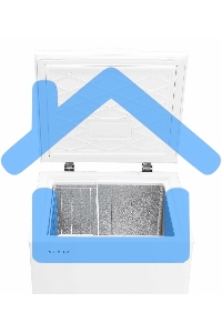 Морозильный ларь Vekta FR-115W02, белый, 99л, 1 камера