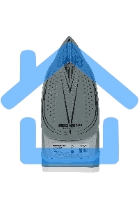 Утюг Redmond RI-C284 голубой, 2200 Вт, подошва - керамика, пар 35 г/мин, паровой удар 160 г/мин, самоочистка, антикапля