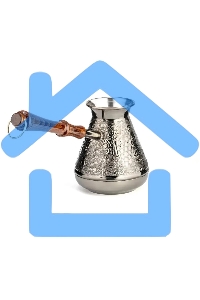 Турка медная LARA LR15-03 640 мл Виноград деревянная, лакированная ручка с латунным кольцом