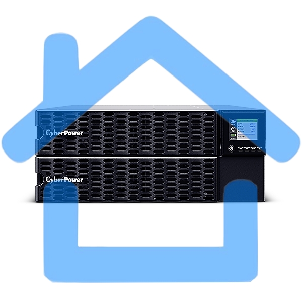 Источник бесперебойного питания CyberPower OL10KERTHD Online 10000VA/10000W USB/RS-232/Dry/EPO/SNMPslot/BM/ENV/RJ11/45/ВБМ (6 IEC С13, 1 IEC C19, terminal)