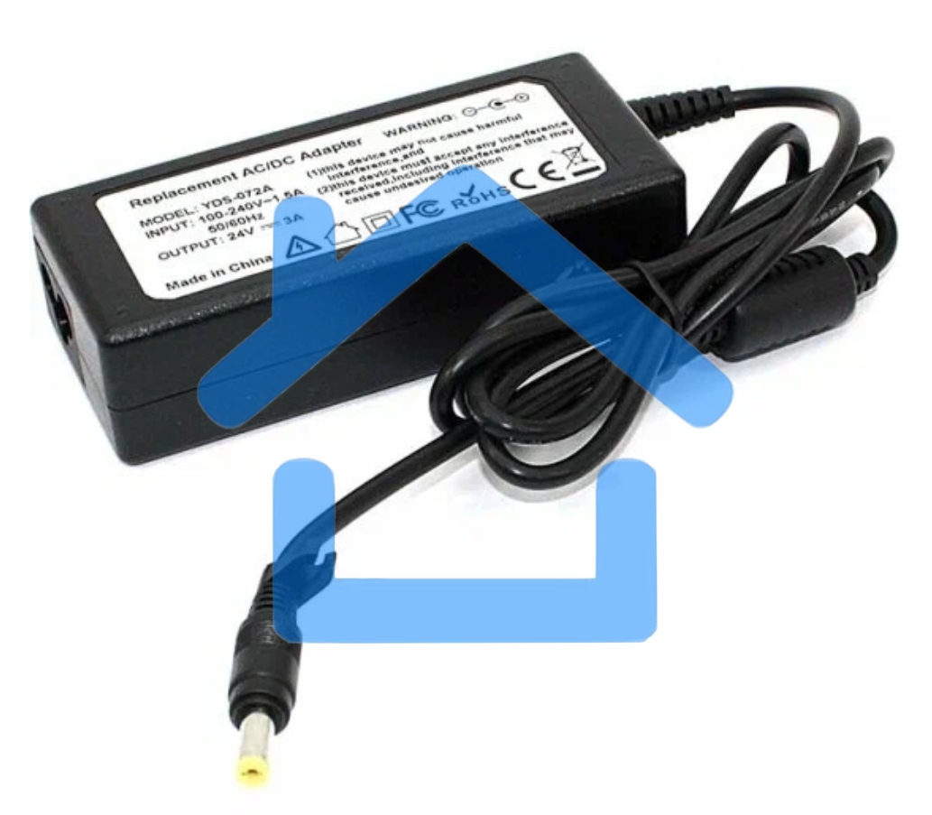 Блок питания для монитора и телевизора LCD 24V 3A 72W 5.5x2.1 OEM