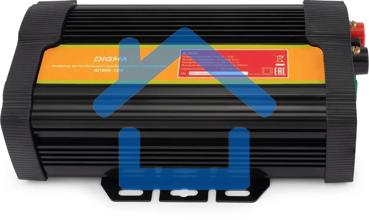 Автоинвертор Digma AI1000-12W 1000Вт