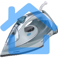 Утюг Hyundai H-SI01340 2800Вт голубой/белый