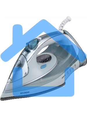 Утюг Hyundai H-SI01340 2800Вт голубой/белый