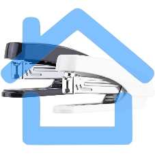 Степлер Deli E0238 N10 (12 листов) встроенный антистеплер, ассорти, 50 скоб, коробка