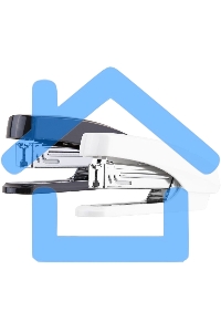 Степлер Deli E0238 N10 (12 листов) встроенный антистеплер, ассорти, 50 скоб, коробка