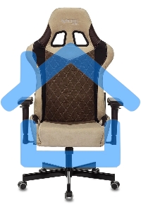 Кресло игровое Бюрократ VIKING 7 KNIGHT BR FABRIC коричневый текстиль/эко.кожа крестовина металл/пластик