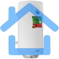 Водонагреватель De Luxe 3W60V1 Объем 60л,мощность 1,5квт,нагрев 2.30ч, вес 20кг, высота 851,диаметр 360мм.