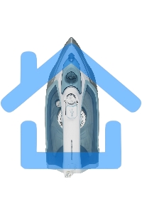 Утюг Redmond RI-C284 голубой, 2200 Вт, подошва - керамика, пар 35 г/мин, паровой удар 160 г/мин, самоочистка, антикапля