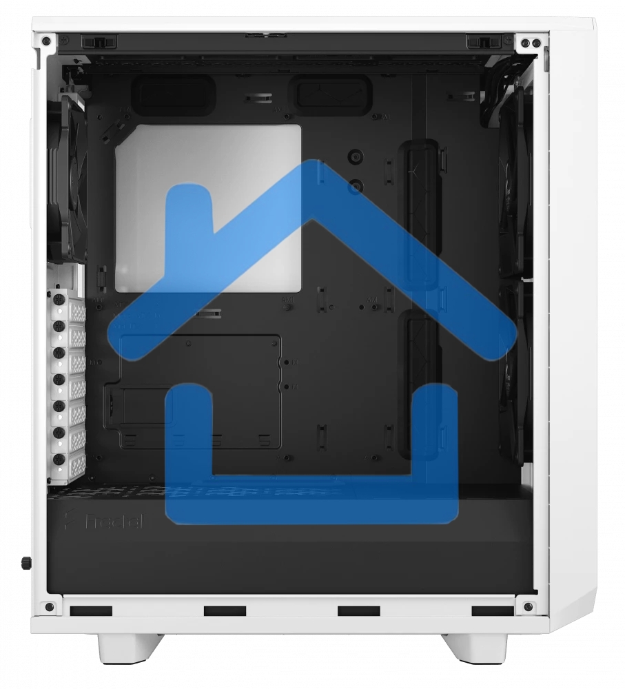 Компьютерный корпус Fractal Design MESHIFY 2 COMPACT белый - TG / ATX, TG / 2x140мм & 1x120мм fans inc. / FD-C-MES2C-05