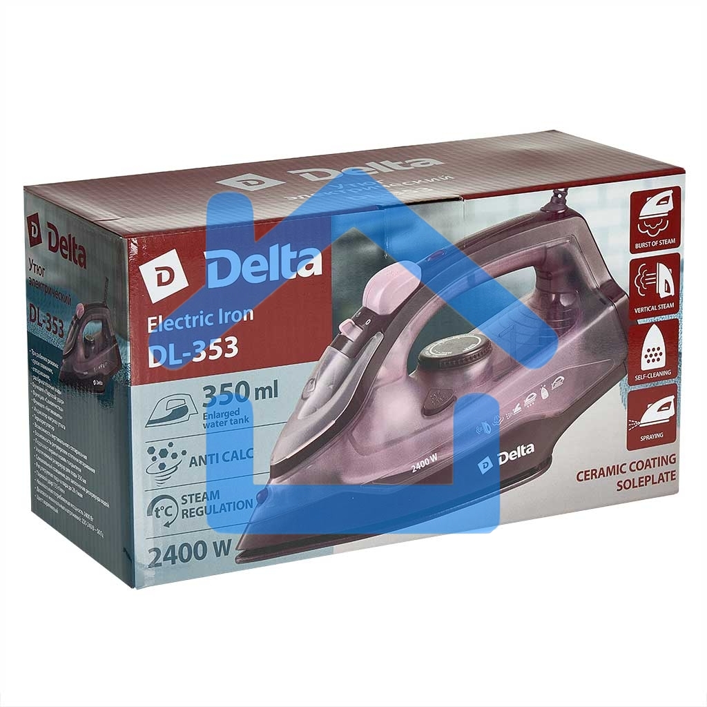 Утюг Delta DL-353 коричневый