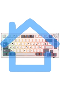 Клавиатура проводная + беспроводная Royal Kludge RK-H81 Brown switch/белый Night