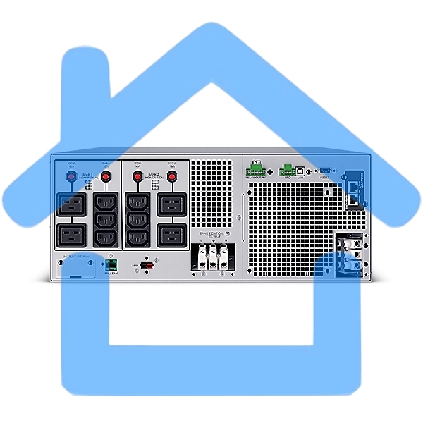 Источник бесперебойного питания CyberPower OL10KERTHD Online 10000VA/10000W USB/RS-232/Dry/EPO/SNMPslot/BM/ENV/RJ11/45/ВБМ (6 IEC С13, 1 IEC C19, terminal)