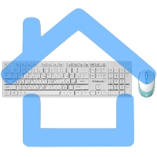 Комплект клавиатура + мышка Defender AUCKLAND C-987 RU белый