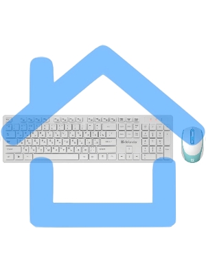 Комплект клавиатура + мышка Defender AUCKLAND C-987 RU белый