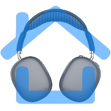 Гарнитура Bluetooth QUMO Emotion (ВТ 0092) MicroSD AUX накладная Bluetooth 5.3 360 мА 10ч cиняя