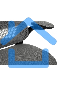 Кресло руководителя Бюрократ Sigma 1 серый, сетка/ткань, крестов. пластик