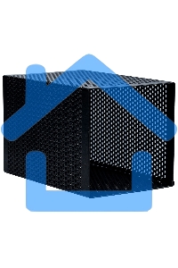 Подставка Deli E908 для письменных принадлежностей, черный, металл, сетка