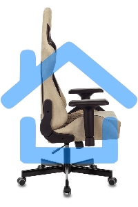 Кресло игровое Бюрократ VIKING 7 KNIGHT BR FABRIC коричневый текстиль/эко.кожа крестовина металл/пластик