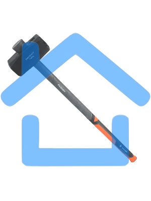 Кувалда PATRIOT SHF-6,0 с фиберглассовой рукояткой, 6,0кг