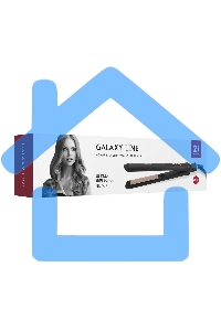 Щипцы для волос Galaxy Line GL 4523, черный, 45 Вт, керамическое покрытие рабочей поверхности, регулировка температуры от 120 до 200°С, LED-индикатор, автоотключение через 60 минут работы