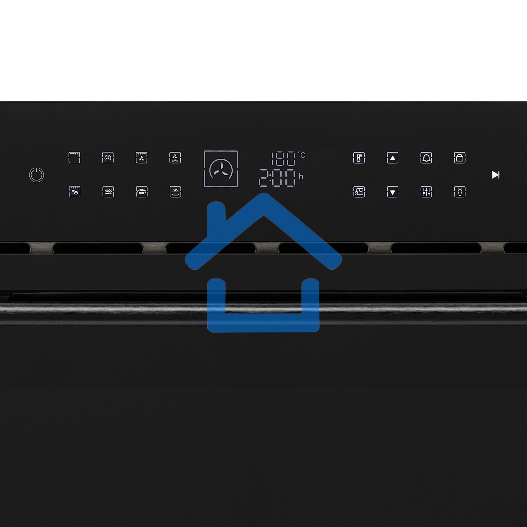Микроволновая печь встраиваемая Krona ONYX 45H mw BL/BL черный, 38 л, 1000 Вт, переключатели - сенсор