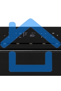 Микроволновая печь встраиваемая Krona ONYX 45H mw BL/BL черный, 38 л, 1000 Вт, переключатели - сенсор