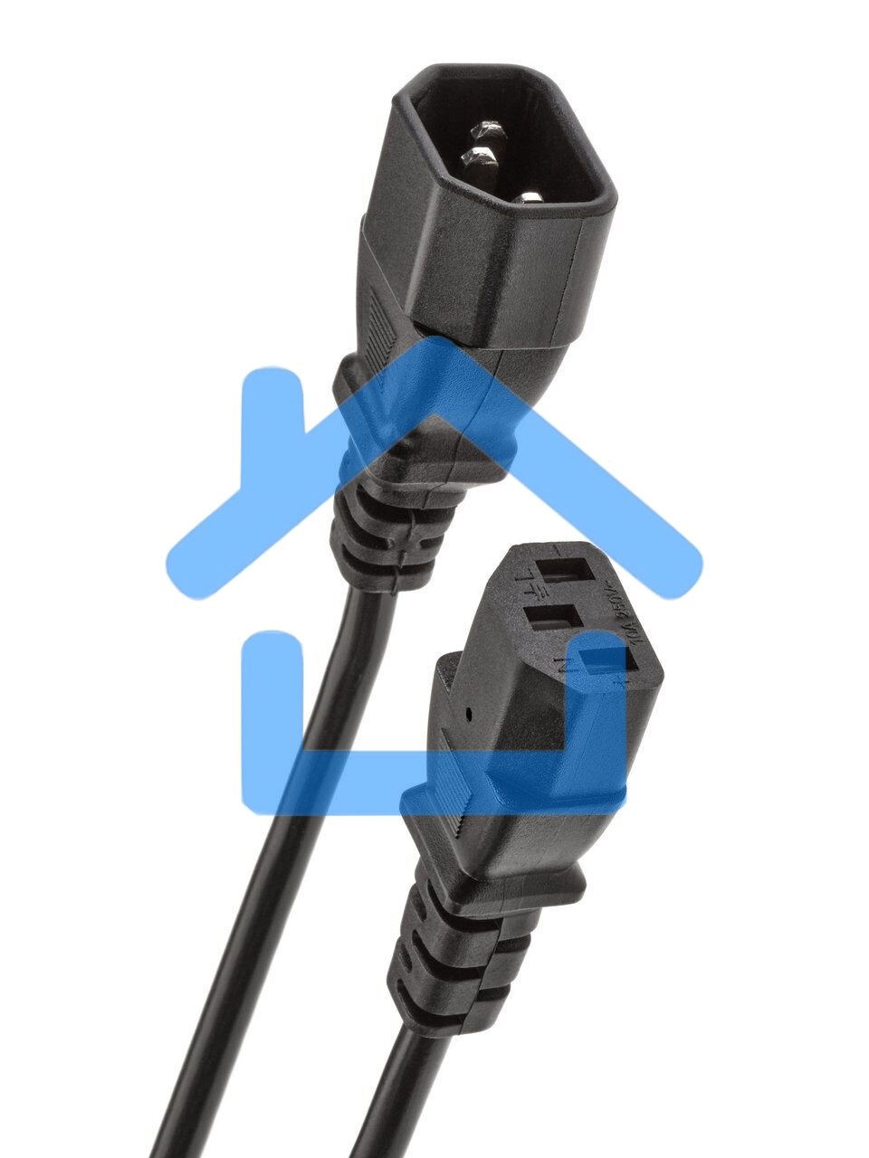 Кабель монитор - компьютер 1.8 метра 220V (UPS -> устройство) VDE 3G*0.5mm QUST(Aopen) ACE001-1.8м