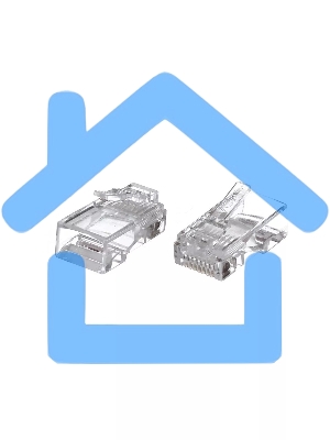 Коннекторы RJ-45 VCOM VNA2200-1/100 для UTP кабеля 5 кат. ( 100 шт.)