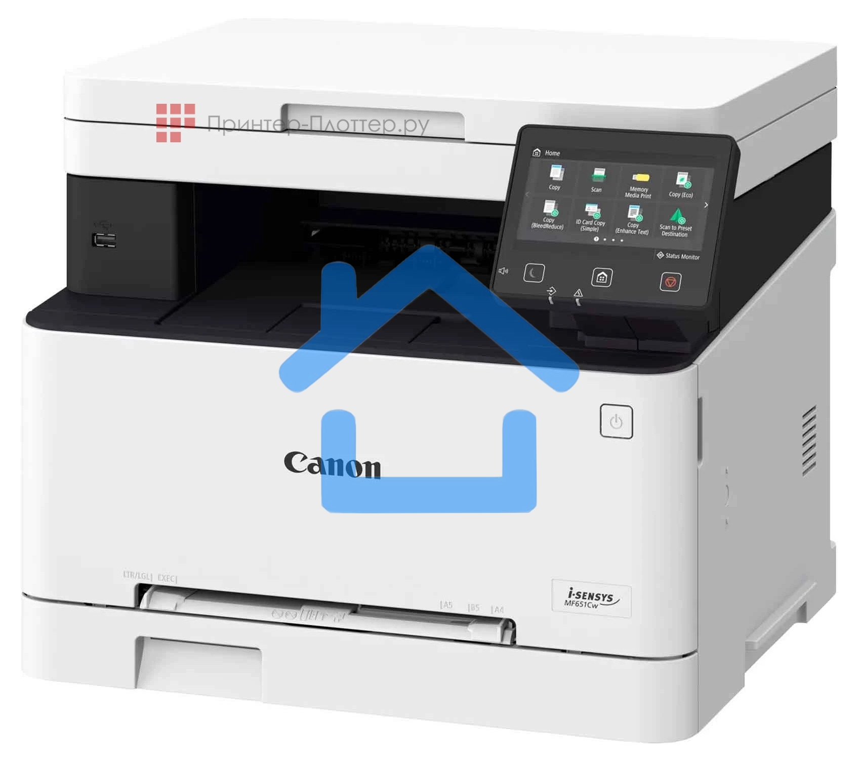 МФУ лазерное Canon i-Sensys MF651Cw (5158C009), А4, цветное, печ. 18 стр/мин., скан. до 27 стр/мин (ч/б) 14 стр/мин (цвет), 1200 x 1200 dpi (принтер) 600x600dpi (сканер), USB 2.0, RJ-45, Wi-Fi, Air Print, Mopria