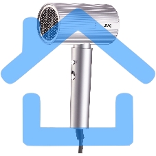 Фен JVC JHD012 1800 Вт, серебристый